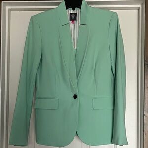 Vince Camuto Mint Green Single-Button Blazer
